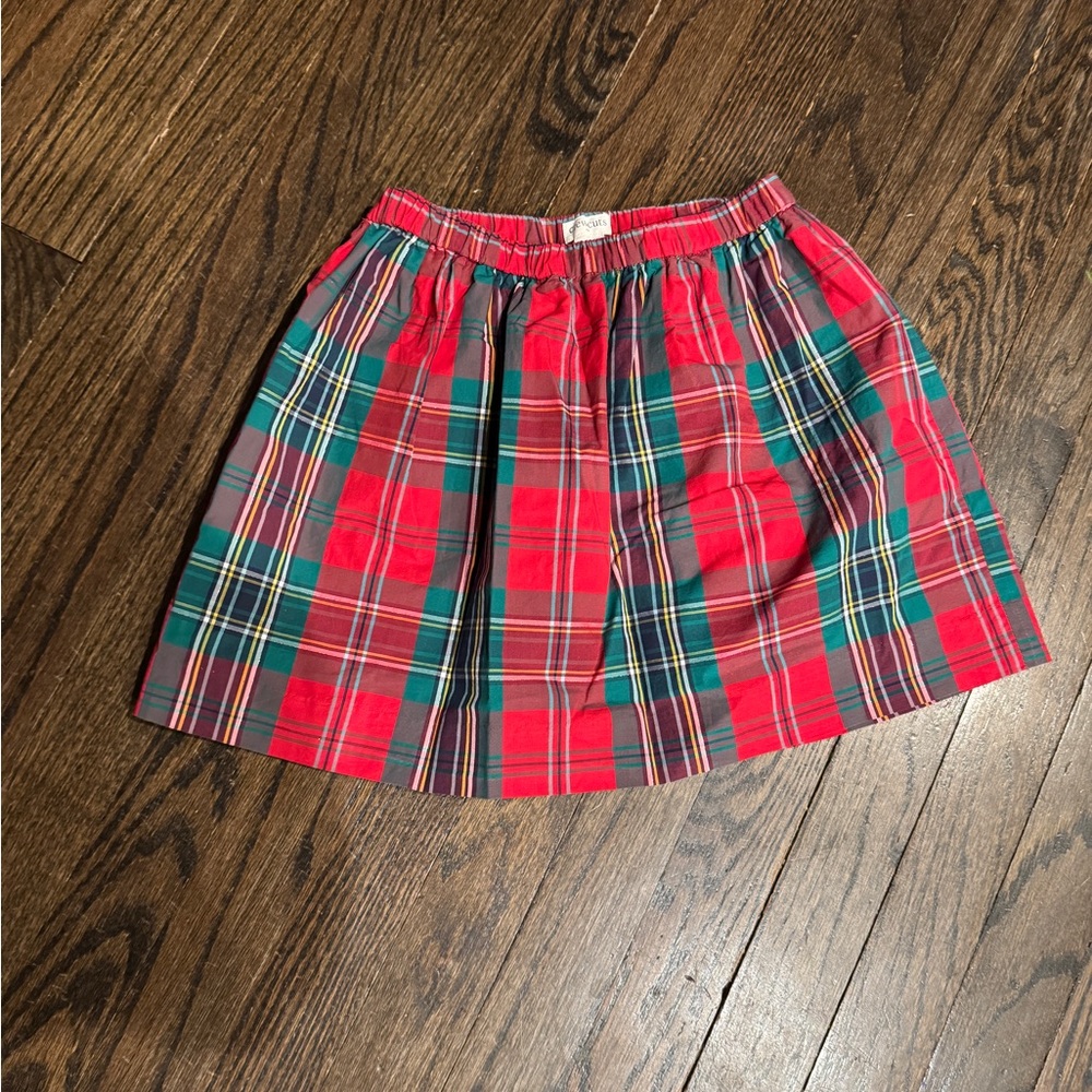 Girls Crewcuts Holiday Skirt J. crew Crewcuts  Plaid Red and Green Christmas